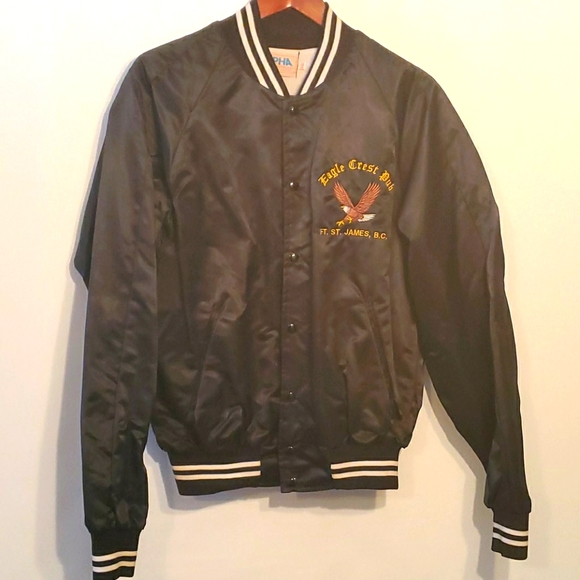 Shiny Nylon Pub Jacket